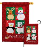 Pal's Greetings Snowman Winter Merry Christmas Garden Yard Banner House Flag. Fixed Price $45.95.