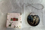 Touber - Stained Glass Elephant Ornament Brand New Box Adorable !!!. Fixed Price $9.95.