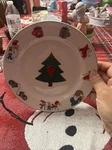 Vintage Kmart Welcome Winter Salad Plate Christmas Stoneware. Fixed Price $10.00.