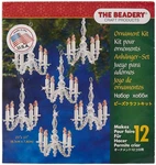 The Beadery BOK-5932 Holiday Beaded Ornament Kit, Christmas 1, Clear. Fixed Price $27.99.