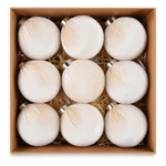 Velvet Ornaments For Christmas Tree Decorations - Beige Xmas Ball Fo.... Fixed Price $19.71.
