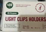 Sewanta All-purpose Holiday Light Clips Holders Christmas Outdoor- Usa 400 Pcs.. Fixed Price $9.99.