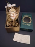 Waterford Holiday Heirlooms Jolly Saint Nick Glass Ornament Germany Box. Fixed Price $29.95.