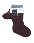 New Ugg Lita Christmas Stocking Burgundy Nwt. Fixed Price $24.95.