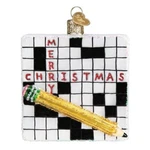 Crossword Puzzle Ornament. Fixed Price $24.99.