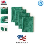 Poinsettia Palace Damask Fabric Table Cloth, Holiday, Winter, And Christmas T.... Fixed Price $30.39.