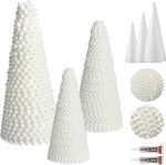 3 Set Christmas Tabletop Tree Crafts Kits Diy Foam Cone Centerpie. Fixed Price $27.61.
