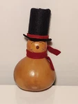 Meadowbrook Gourds 5 Tall Hand-crafted Snowman In Top Hat & Scarf Ws-a. Fixed Price $19.99.