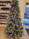 Home Accents Holiday 7.5FT Forest Pine Led Pre-lit Artificial Christmas Tree T16. Fixed Price $139.95.