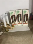 Noma Lot Of 5 Electric Christmas Candle Sticks Indoor 9" Lights Window Works Nos. Fixed Price $14.94.