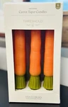 Set Of 6 Threshold Carrot Taper Candles Target Spring Garden Vegetable. Fixed Price $25.49.