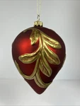 Fitz & Floyd Renaissance Scroll Motif Christmas Ornament Blown Glass #19/1537. Fixed Price $24.99.