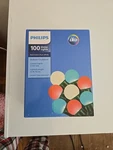 Philips 100 Globe Christmas Led Lights Green Red White. Indoor/outdoor. New. Fixed Price $19.99.