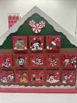 Disney Mickey Mouse & Friends Wooden Advent Christmas Calendar House W/drawers. Fixed Price $56.63.
