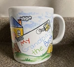 My The Best Russ Berrie Coffee Mug Tea Cup Gift Grandparents. Fixed Price $12.99.