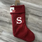 Wondershop Red Knitted Christmas Stocking 17" - White Initial "s" Target. Fixed Price $8.99.