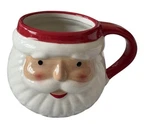 Wondershop Target 3D Christmas Santa Head Face Figural Mug Stoneware 17OZ. Fixed Price $11.95.