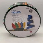 Ge Staybright 150 Led C-5 String Lights Multi Green Wire Indoor Outdoor 847984. Fixed Price $34.99.