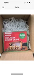 12001 All-purpose Holiday Light 400 Pc Christmas Clips, Outdoor New. Fixed Price $14.99.