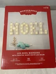 Wondershop Led Marquee Lights Christmas Noel Indoor Outdoor Sign Tested Working. Fixed Price $24.99.