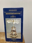 Brubaker Christmas Pyramid 18 Inches Wood Nativity Play - 3 Tier Carousel Nib. Fixed Price $124.99.