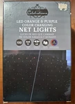 Celebrations Halloween Orange/purple 100CT Led Net Lights 11-11007A. Fixed Price $22.00.