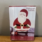 Christmas Pfaltzgraff Collectibles Santa 2 Pc Tidbit Tray & Spreader Handpainted. Fixed Price $15.00.