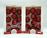 Ashland Glass Christmas Set Red Glitter Ball 1.7IN 20PC. Fixed Price $19.50.