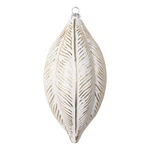 Vickerman 6" Brushed Feather Christmas Ornaments In Gold (set Of 3). Fixed Price $39.17.