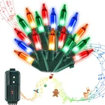 100 Bulbs Musical Christmas Lights With Music, Singing Tree .... Fixed Price $38.59.