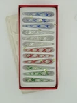 Twisted Clear Glass Icicle Christmas Ornaments For Trees - Set Of 12. Fixed Price $19.99.