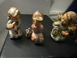 Vintage Goebel Angel Figurines Set Trumpet Candle Christmas 357,358,359. Fixed Price $23.99.