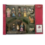 Holiday Seasons 11 Piece Nativity Set Christmas Figurines Vintage Deadstock. Fixed Price $40.99.