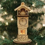 Ginger Clock Tower Ornament. Fixed Price $35.99.