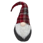 Northlight 25" Red Gray Plaid Gnome Sitting Tabletop Figure Christmas Decoration. Fixed Price $37.79.