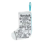 Fun Express Color Your Own Religious Christmas Stocking, 7 3/4" 10" - 12 Piece. Fixed Price $27.52.