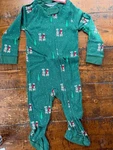 Wondershop Baby Green Dalmatian Dog Christmas 'n Play Sleeper, Size 6M-9M. Fixed Price $12.00.
