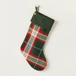 Christmas Stocking Plaid Knit Green Red Cream Hearth & Hand With Magnolia. Fixed Price $28.99.