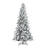 9 Ft Pine Snow Flocked Artificial Christmas Tree With 616 Realistic Cedar Branch. Fixed Price $116.99.