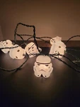 Stormtrooper 10FT Light String Set Star Wars Kurt Adler Indoor Outdoor Holiday. Fixed Price $25.50.