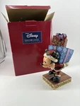 New Disney Traditions Jim Shore Mickey Mouse Christmas Here Comes Old St.. Fixed Price $40.00.