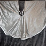 Silver Velvet Christmas Tree Skirt Beaded Design Round Holiday Decor. Fixed Price $22.99.