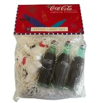 Vintage Coca-cola Brand 1996 String Light Set Polar Bears Soda Pop Bottles Nos. Fixed Price $21.24.