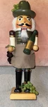 Kurt Adler Collection, Wooden Wine Grower Nutcracker, 15". Fixed Price $35.00.