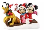 New Disney Mickey Minnie Pluto Christmas Sled 13" Holiday Table Decor 5967792. Fixed Price $29.99.