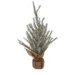 24INCH Faux Glitter Tree With Burlap Base By Ellen Degeneres. Fixed Price $12.99.