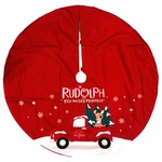 Rudolph The Red Nosed Reindeer 48 Inch Lined Holiday Christmas Tree Skirt. Fixed Price $39.99.