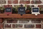 Christmas Stocking Holder Hanger - Chalkboard Red Iron By Park Designs. Fixed Price $18.90.