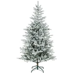 Homcom 6FT Flocked Christmas Tree, Wide Spruce Xmas Easy Assembly. Fixed Price $94.99.