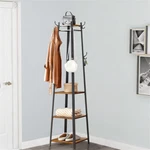 Industrial Coat Rack Stand Hall Tree Entryway Home Storage Shelves With 8 Hooks. Fixed Price $59.90.